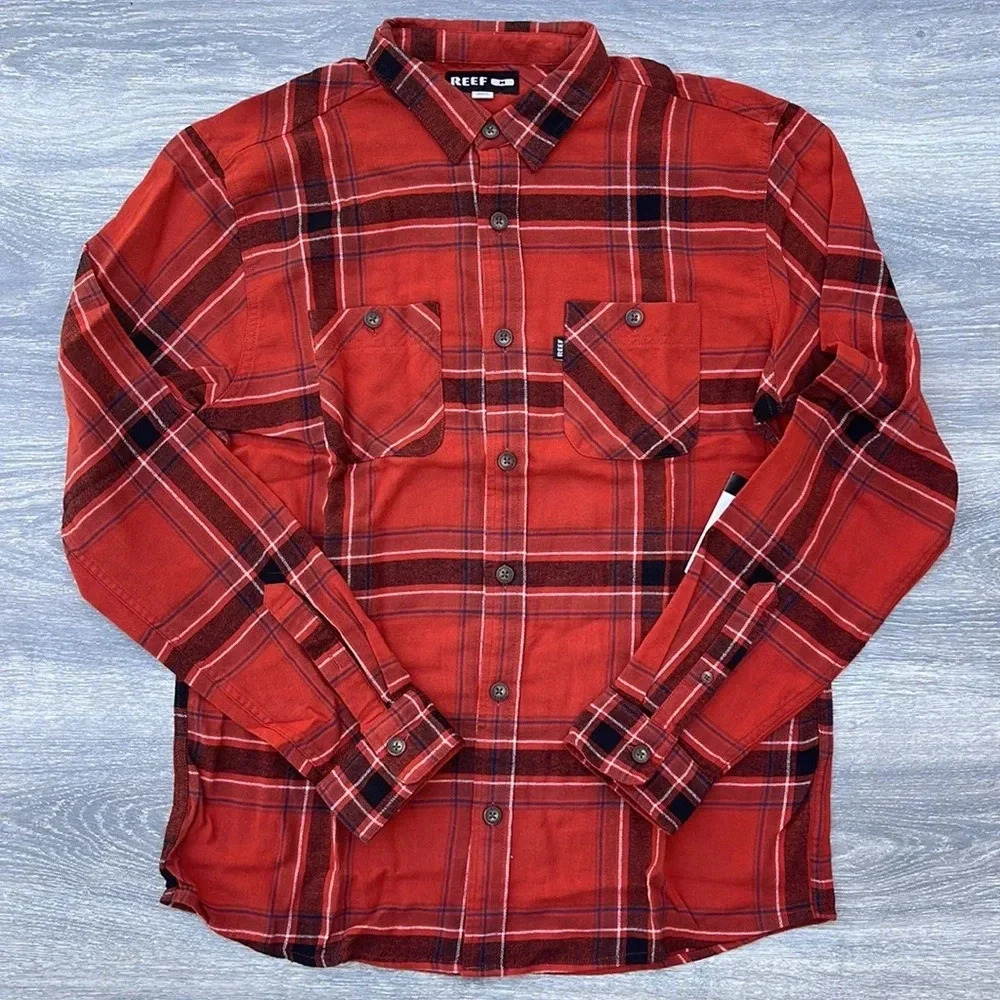 Reef Men's Vaughn LS Flannel Woven - Picture 2 of 7